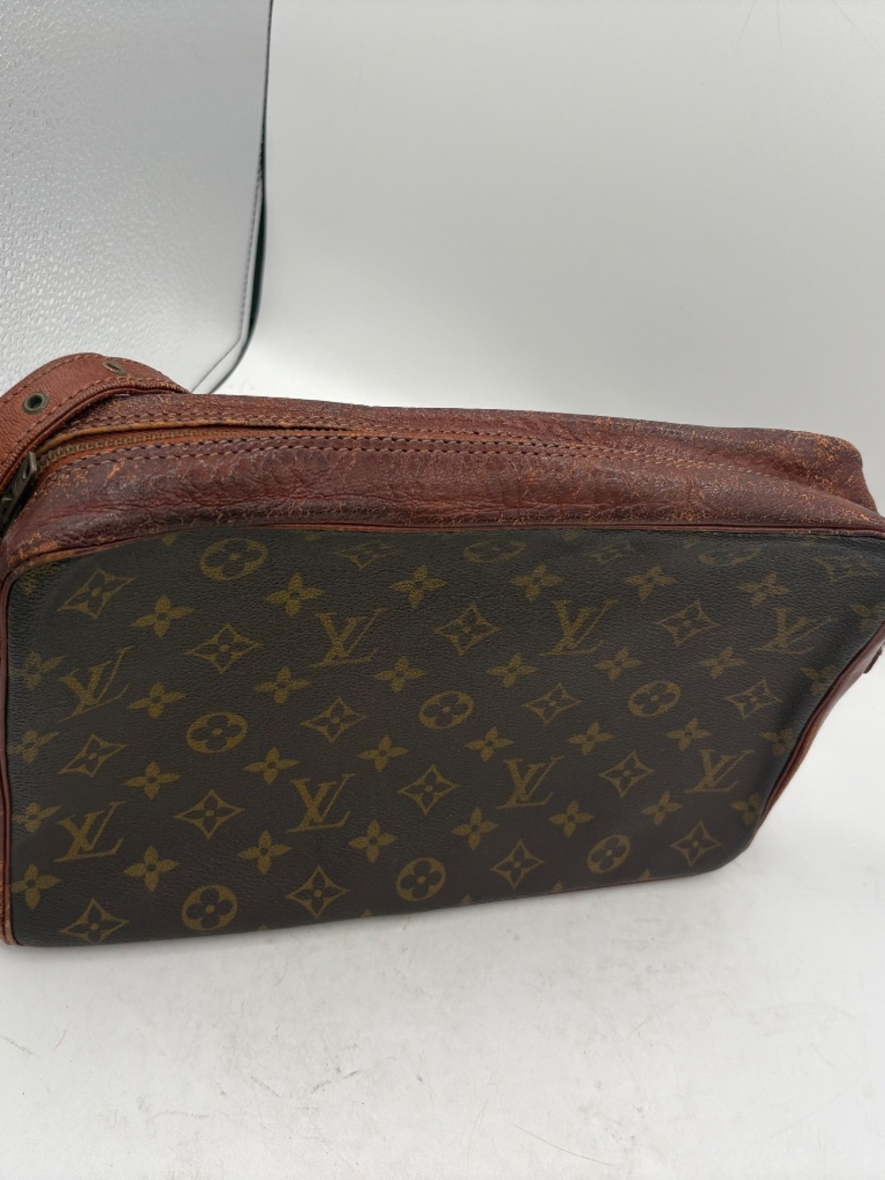 Vintage Louis Vuitton Monogram Sac Bandouliere Crossbody Shoulder Bag w Dust Bag - Picture 13 of 16